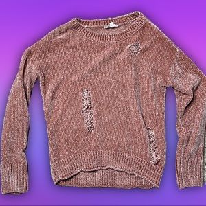 Cloud Chaser Distressed Sweater